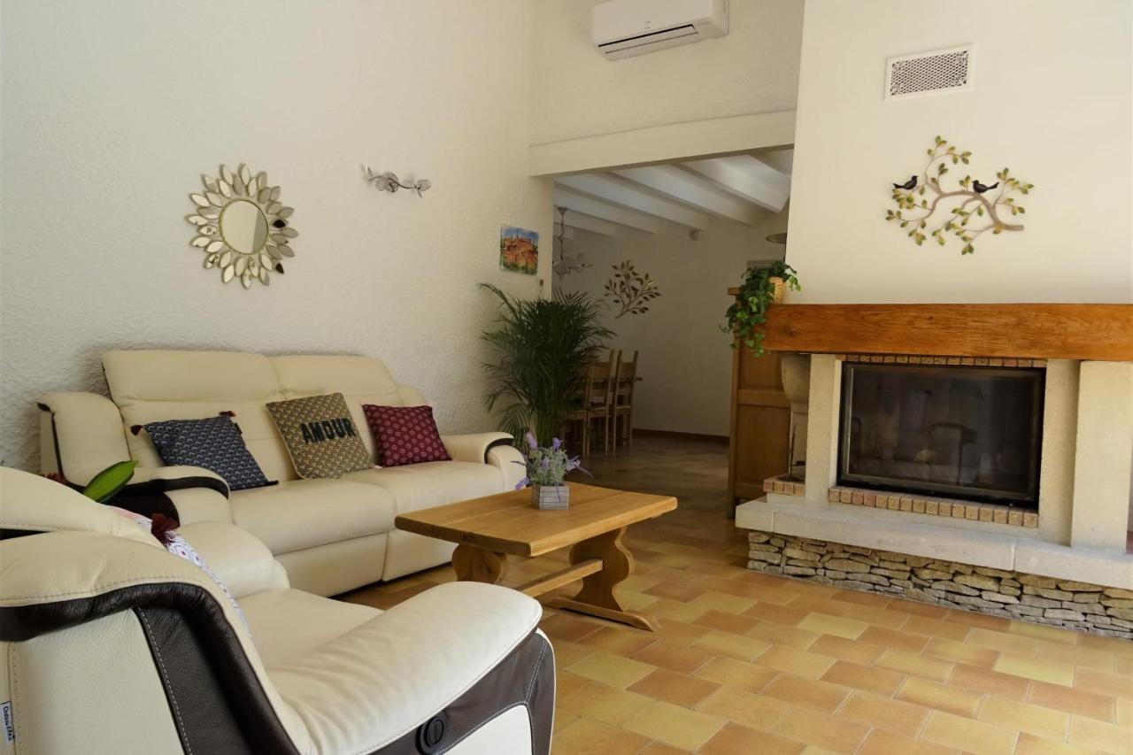 Villa La Mésange Bleue - piscine privée LʼIsle-sur-la-Sorgue Esterno foto